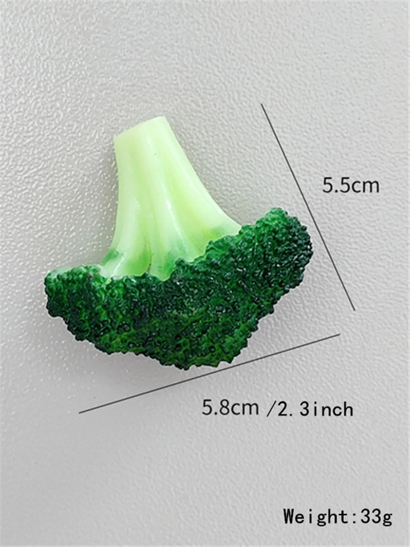 1pc Interesting 3d Fruits & Vegetable Magnetic Refrigerator Sticker SD