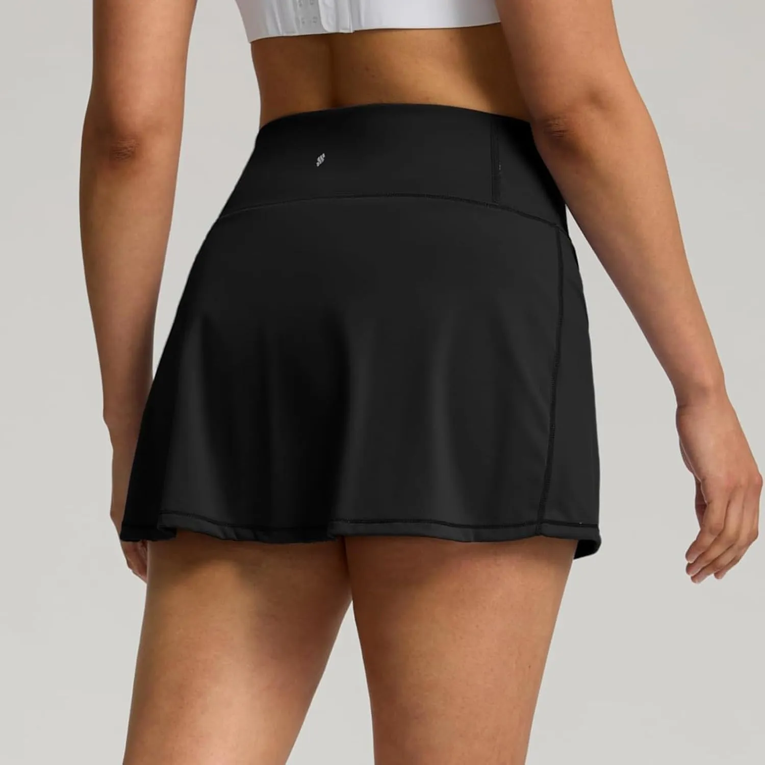 2024 Skorts for Woman Tennis Fitness Sports Double Layer Skirt Elastic High Waist Breathable Trendy Hiking Shorts Pockets