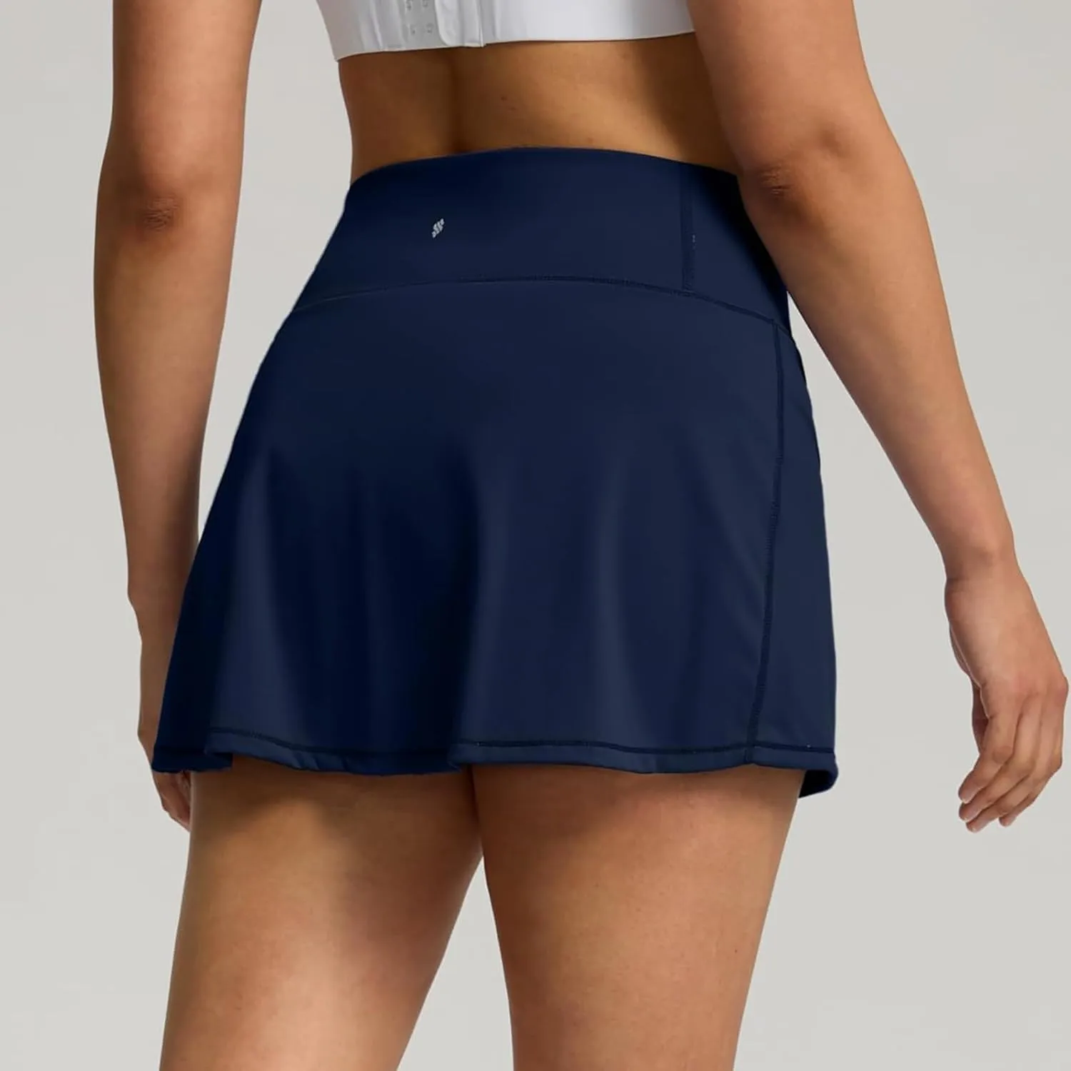 2024 Skorts for Woman Tennis Fitness Sports Double Layer Skirt Elastic High Waist Breathable Trendy Hiking Shorts Pockets