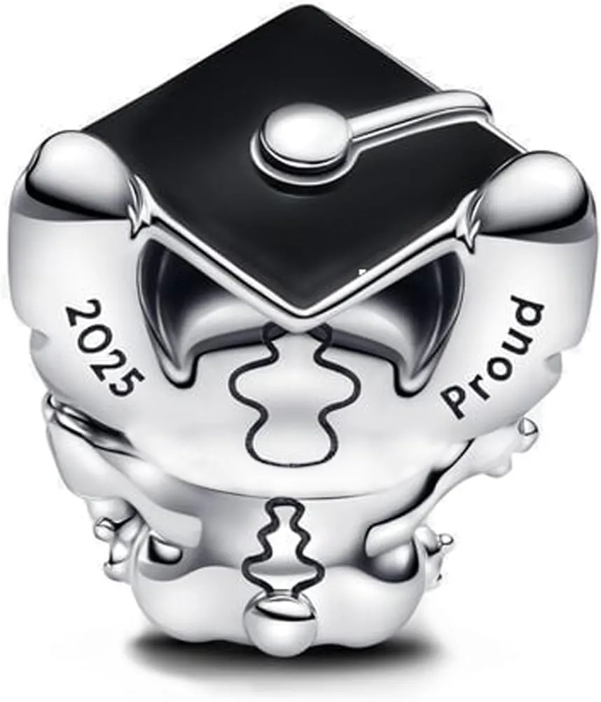 925 Sterling Silver Charms, Dopey, Stitch Graduation, Captain Mickey, Citadel Charm Fits Pandora Bracelets Make Great DIY Gifts for Women