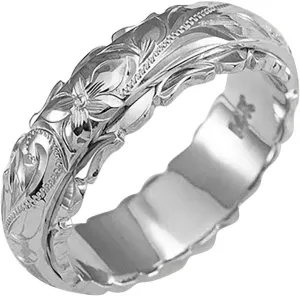 Anniversary Band for Women,Gold Plated Stainless Steel Flower Engagement Wedding Rings Christmas Valentine's Day Gift for Her