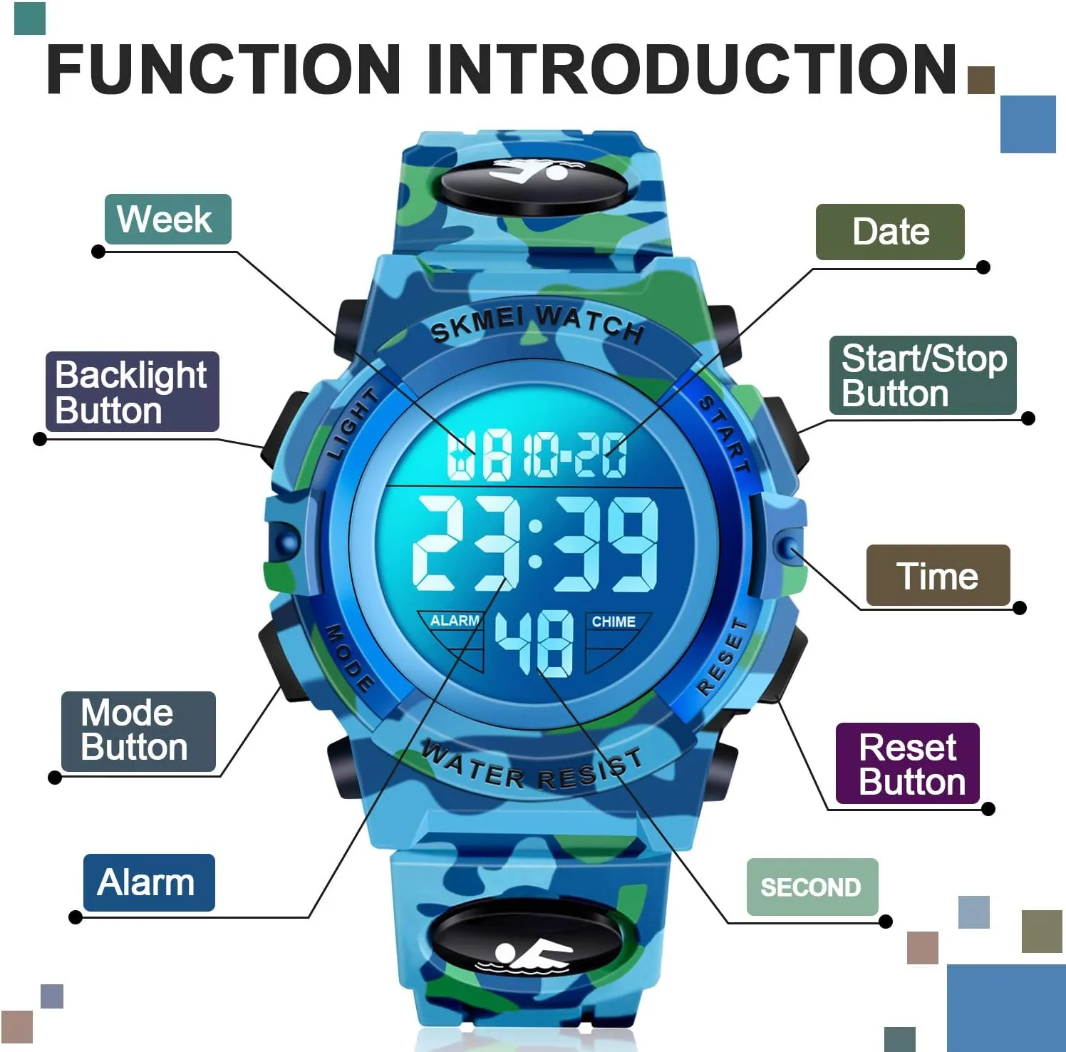 ATIMO Kids Digital Sport Watch - Kids Gifts