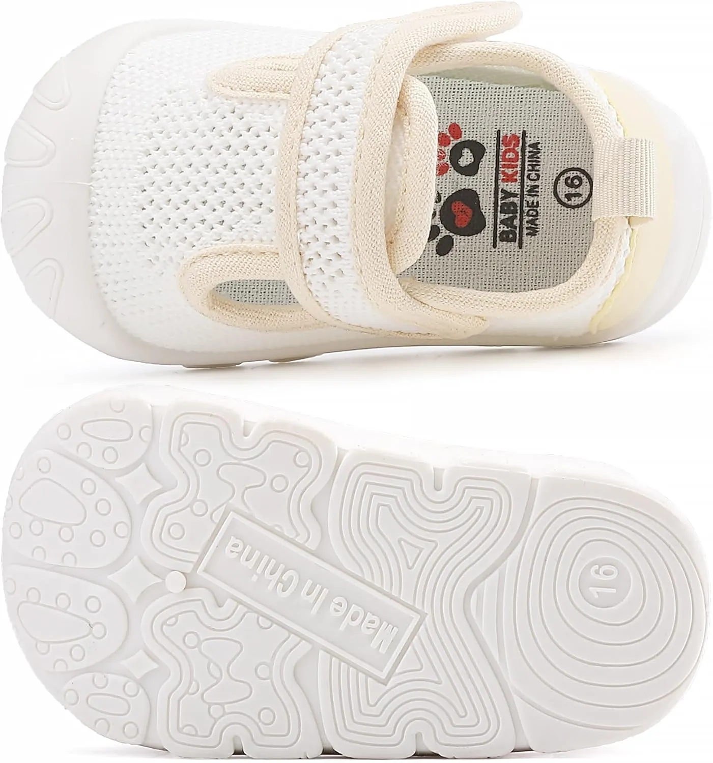 Baby Toddler Girls Boys Shoes Lightweight Breathable for Non Slip Infant First Walking Shoes Outdoor Toddlers Sneakers 6 9 12 18 24 Months