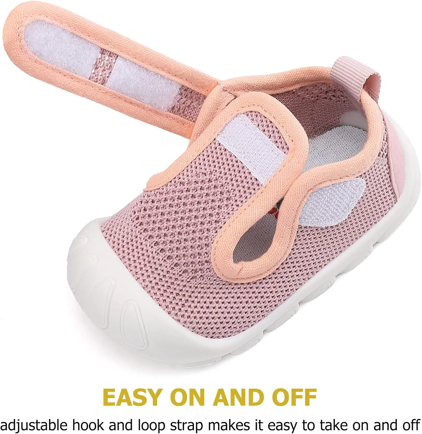 Baby Toddler Girls Boys Shoes Lightweight Breathable for Non Slip Infant First Walking Shoes Outdoor Toddlers Sneakers 6 9 12 18 24 Months