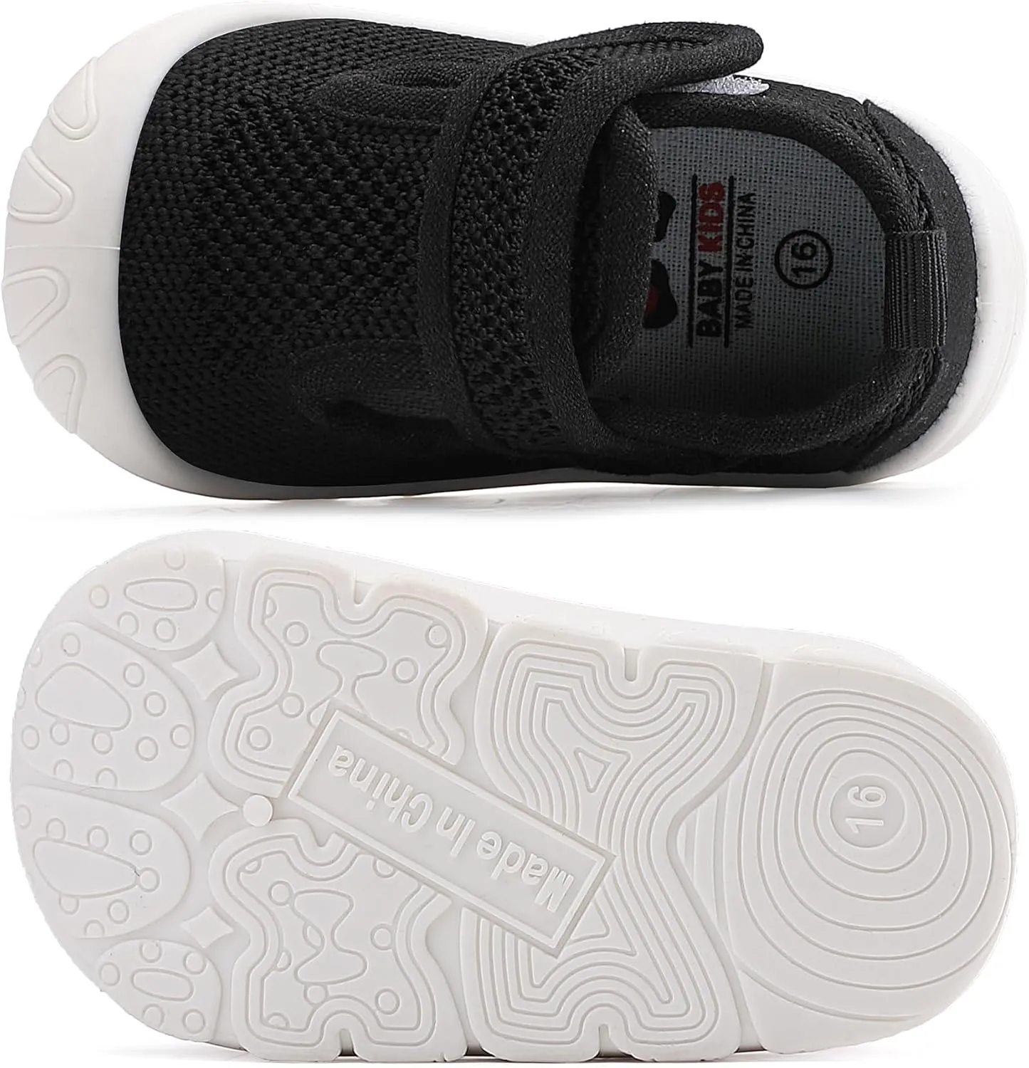 Baby Toddler Girls Boys Shoes Lightweight Breathable for Non Slip Infant First Walking Shoes Outdoor Toddlers Sneakers 6 9 12 18 24 Months