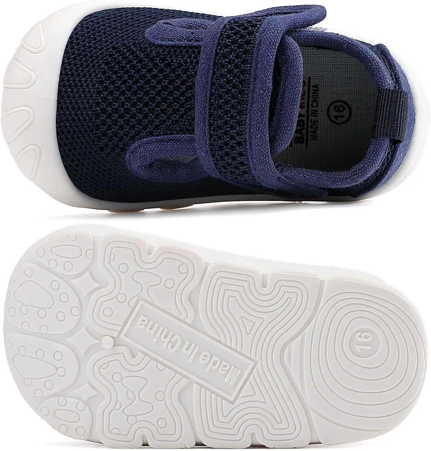 Baby Toddler Girls Boys Shoes Lightweight Breathable for Non Slip Infant First Walking Shoes Outdoor Toddlers Sneakers 6 9 12 18 24 Months