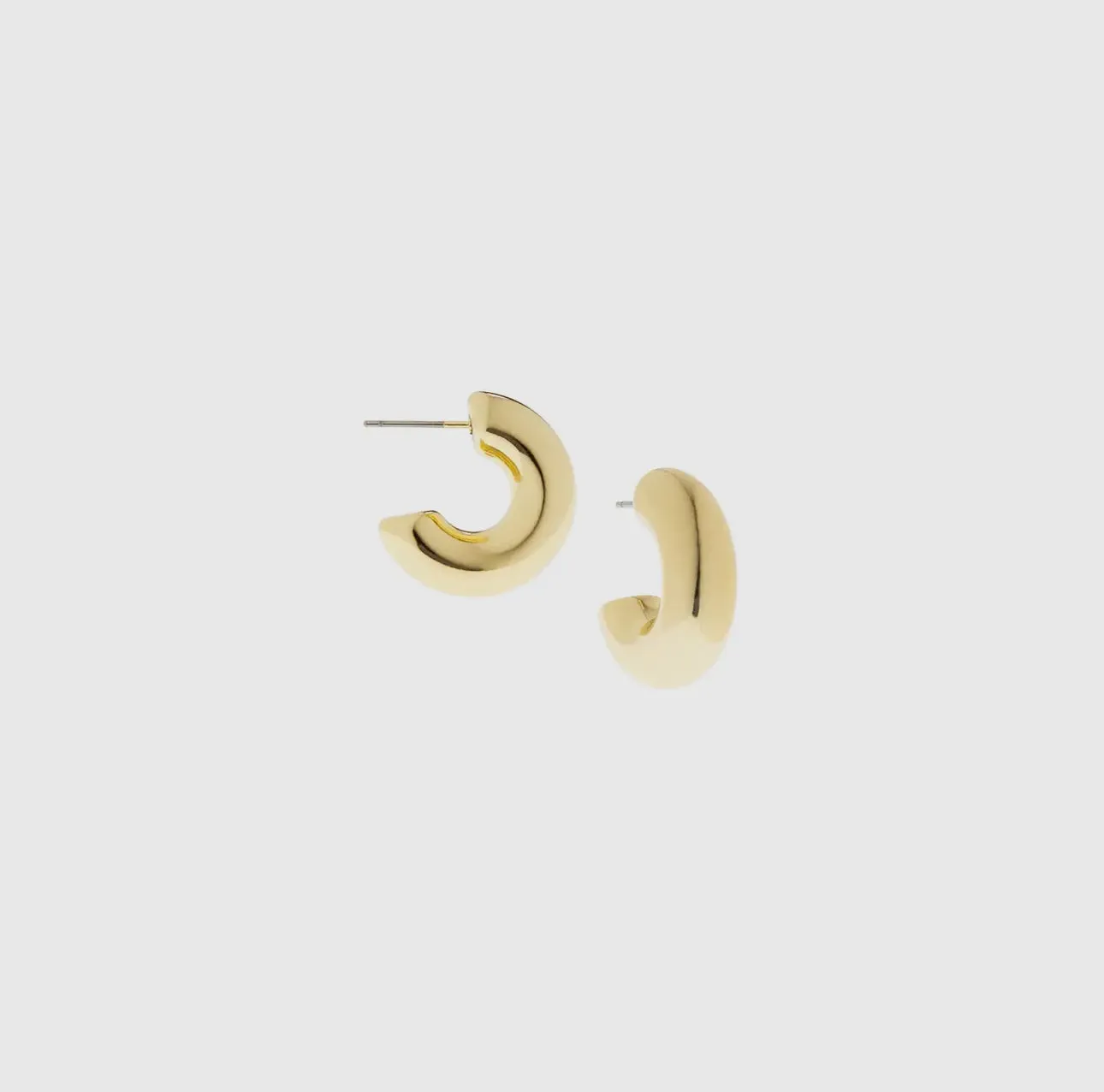 Bean Hoop Hallow Earring