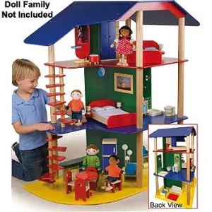Big Beautiful Dollhouse and Furniture