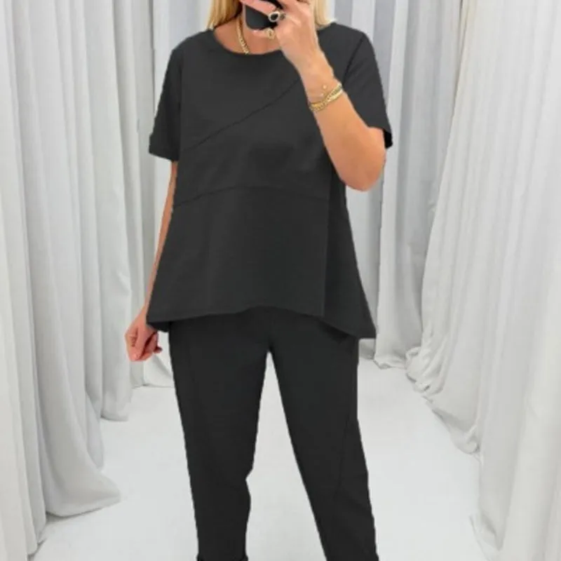 Big price reductionWomens Patchwork Solid Color Casual Set