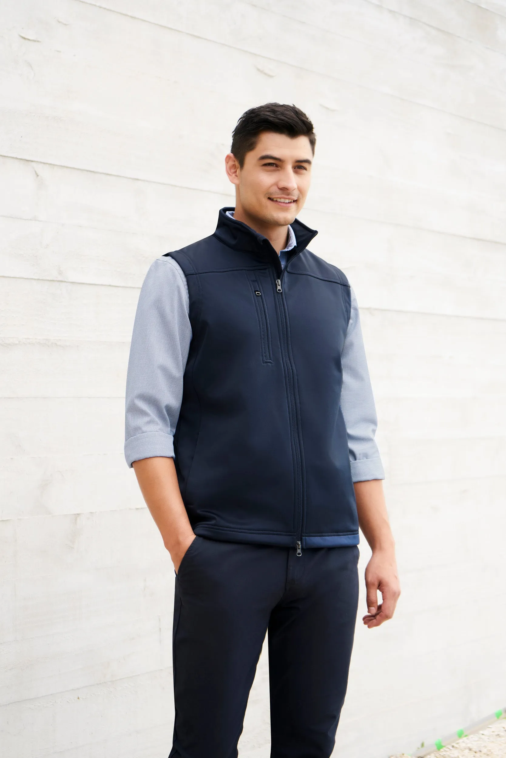 Biz Collection J3881 Mens Soft Shell Vest