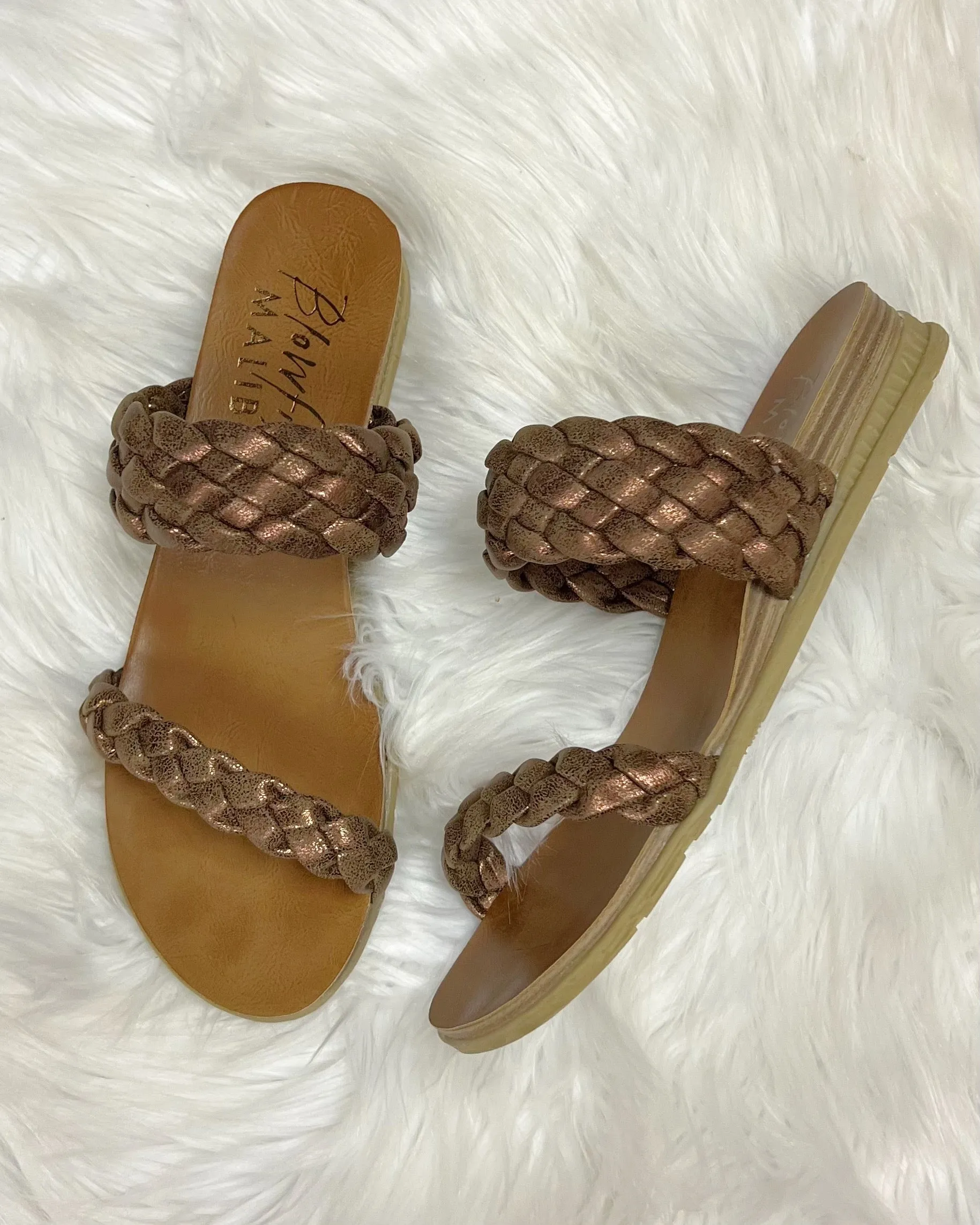 Blowfish Bollini Sandal in Meteorite Metallic FINAL SALE