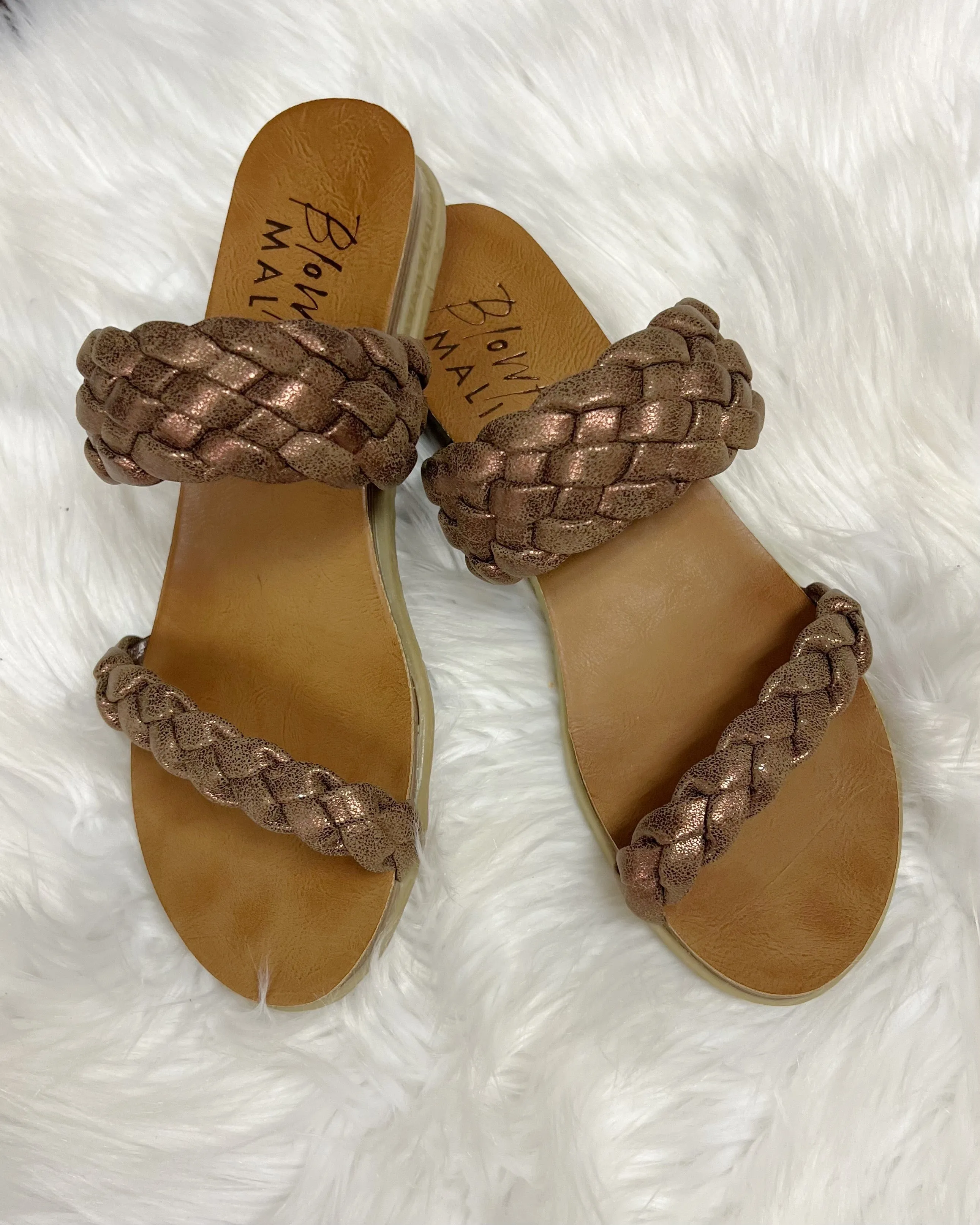 Blowfish Bollini Sandal in Meteorite Metallic FINAL SALE