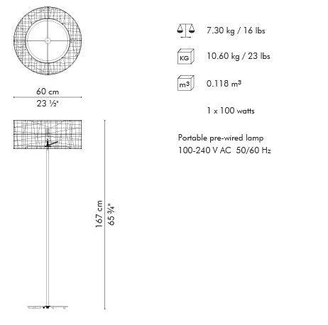 C U C ME FLOOR LAMP