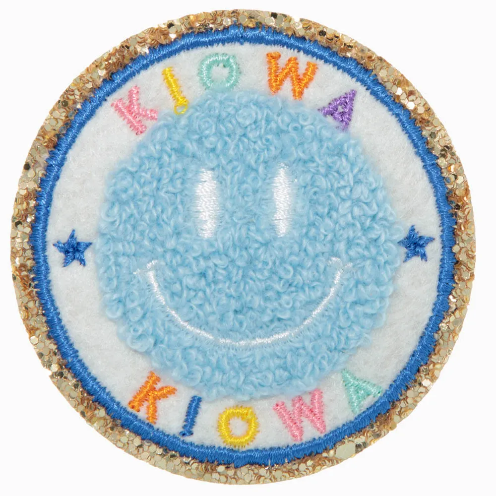 Camp Smiley Chenille Sticker