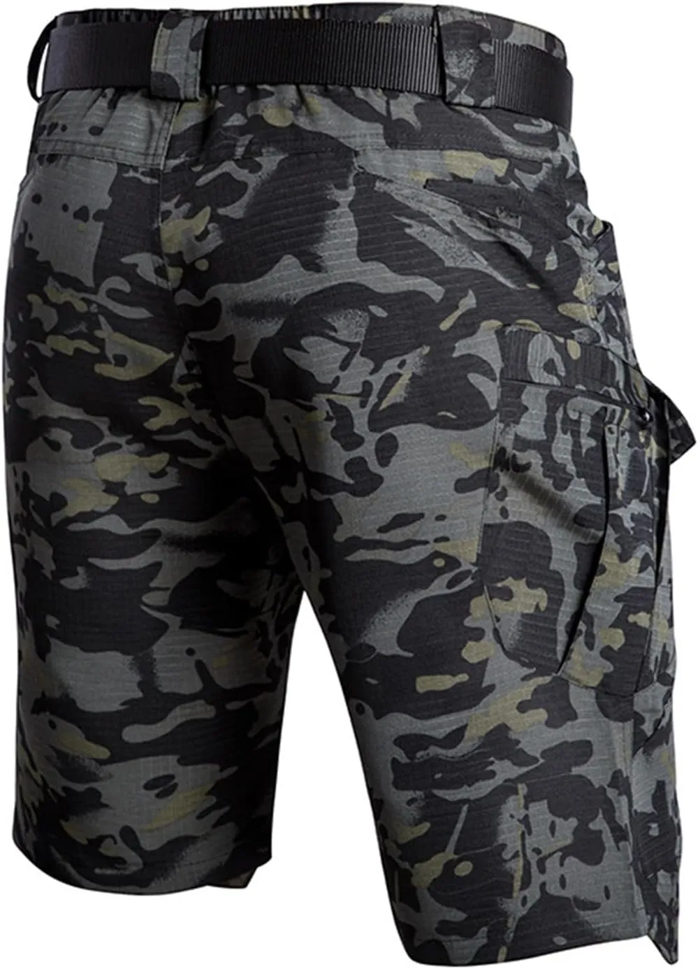 Cargo Shorts for Men Stretch Waterproof Quick Dry Tactical Shorts Breathable Athletic Hiking Pants with Pockets