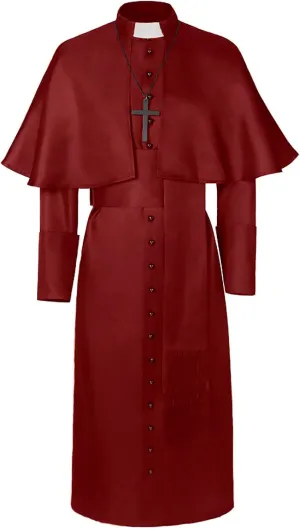 Cassock Robe For Men's,Choir Minister Clergy Pulpit Liturgical Church Robe be Medieval Liturgical Church Robes