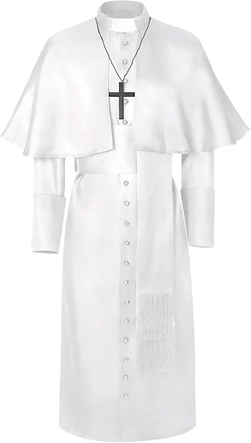 Cassock Robe For Men's,Choir Minister Clergy Pulpit Liturgical Church Robe be Medieval Liturgical Church Robes