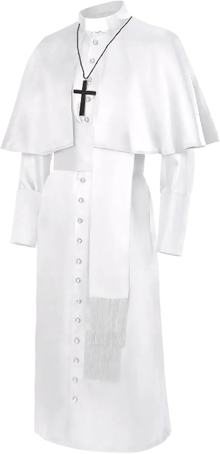 Cassock Robe For Men's,Choir Minister Clergy Pulpit Liturgical Church Robe be Medieval Liturgical Church Robes