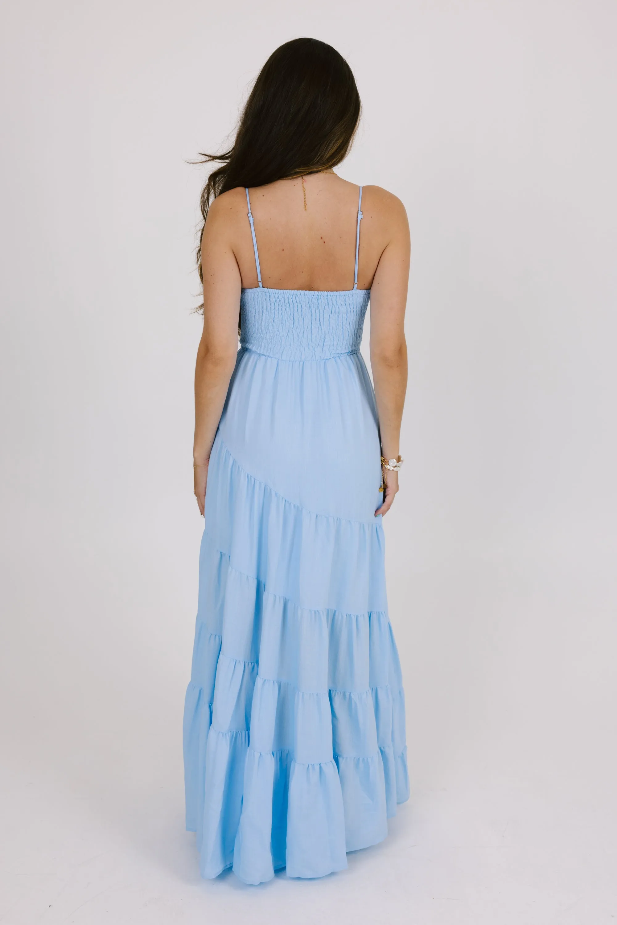 Catching Feelings Dress in Blue