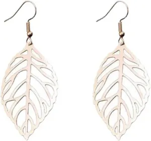 Charm Enhancing Earrings Sophisticated Hollow Leaf Dangle Drop Bohemian Charms Pendants Vintage Minimalist Hypoallergenic Jewelry