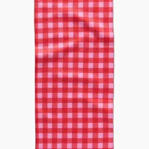 Cherry Gingham Bar Towel