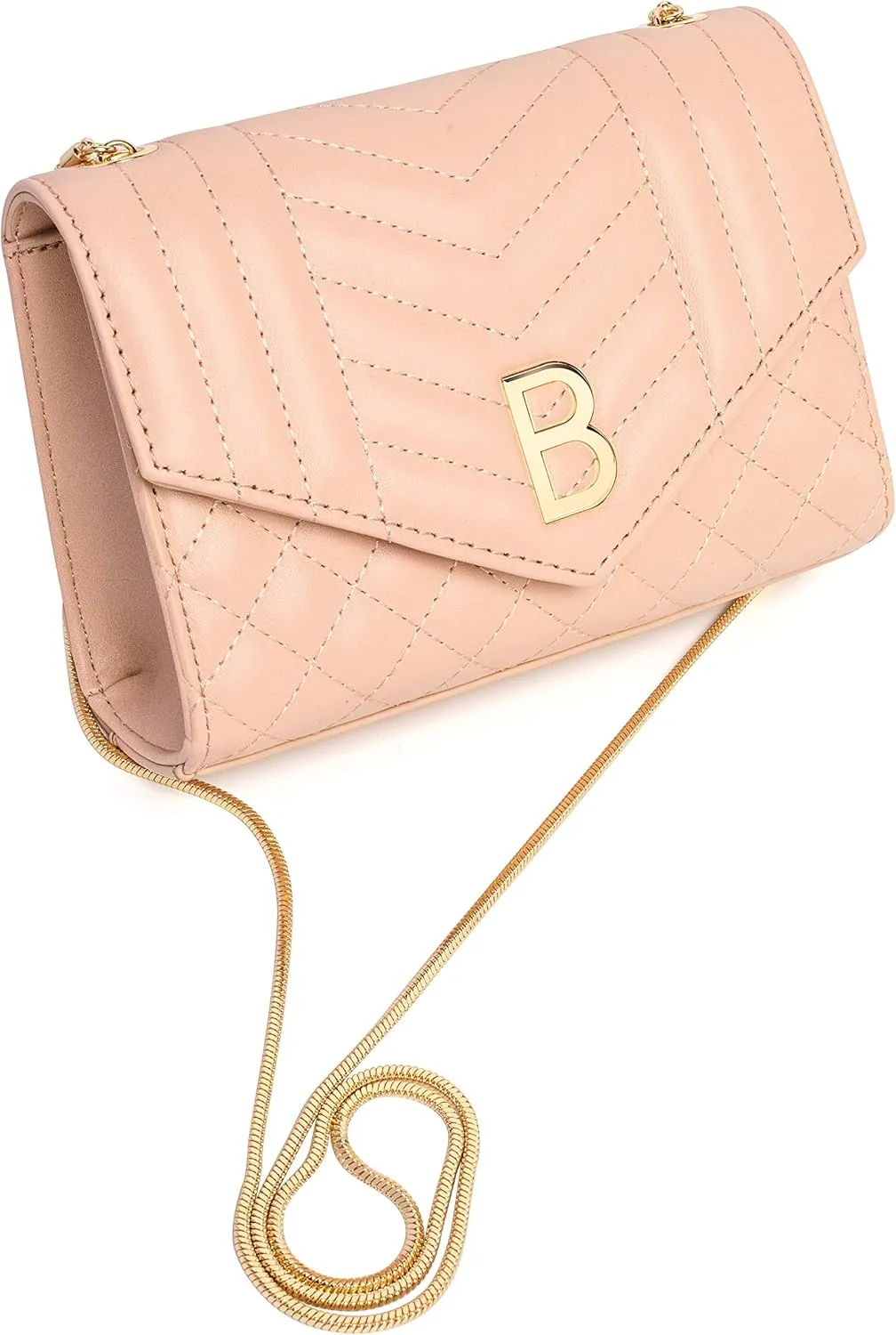 Chrysansmile Clutch Purses for Women Wedding Formal Genuine Leather Crossbody Bags for Women Quilted Women's Evening Handbags
