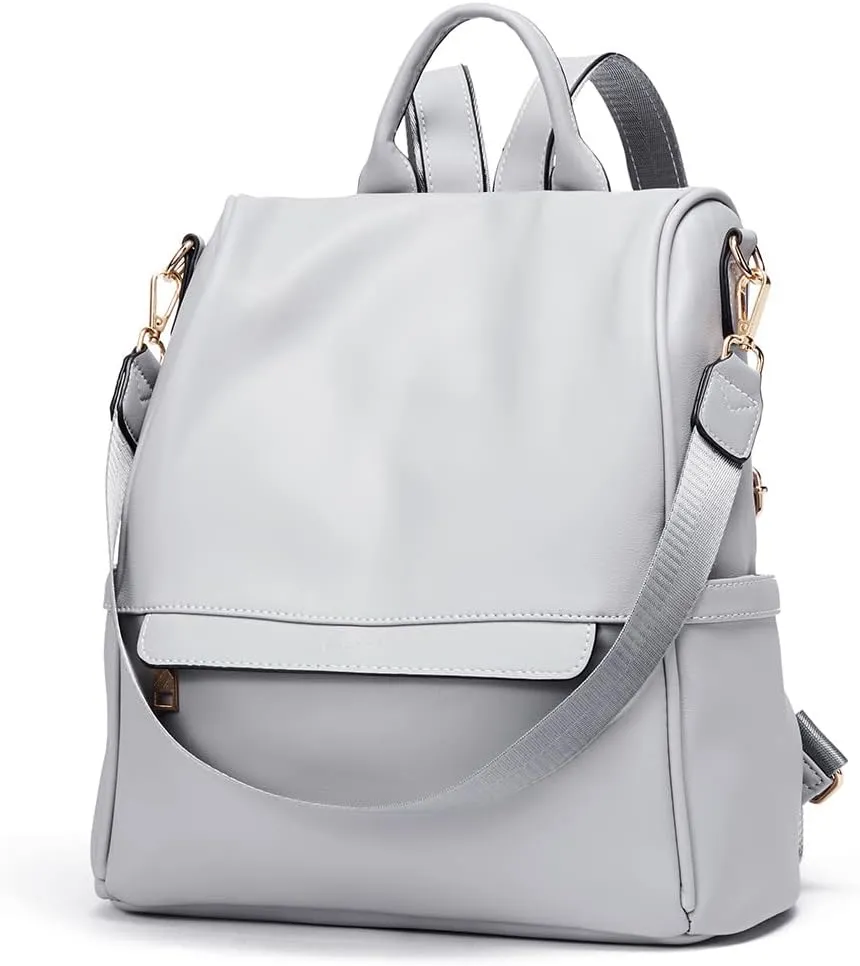 CLUCI Womens Backpack Purse Leather Anti-theft Large Fashion Designer Travel Bag Ladies Shoulder Bags