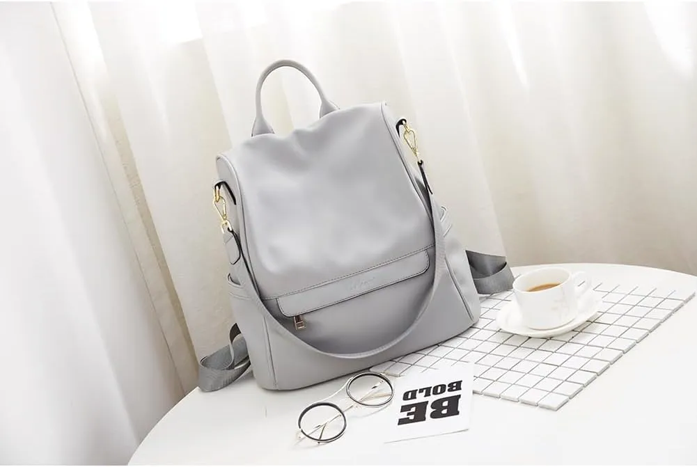 CLUCI Womens Backpack Purse Leather Anti-theft Large Fashion Designer Travel Bag Ladies Shoulder Bags