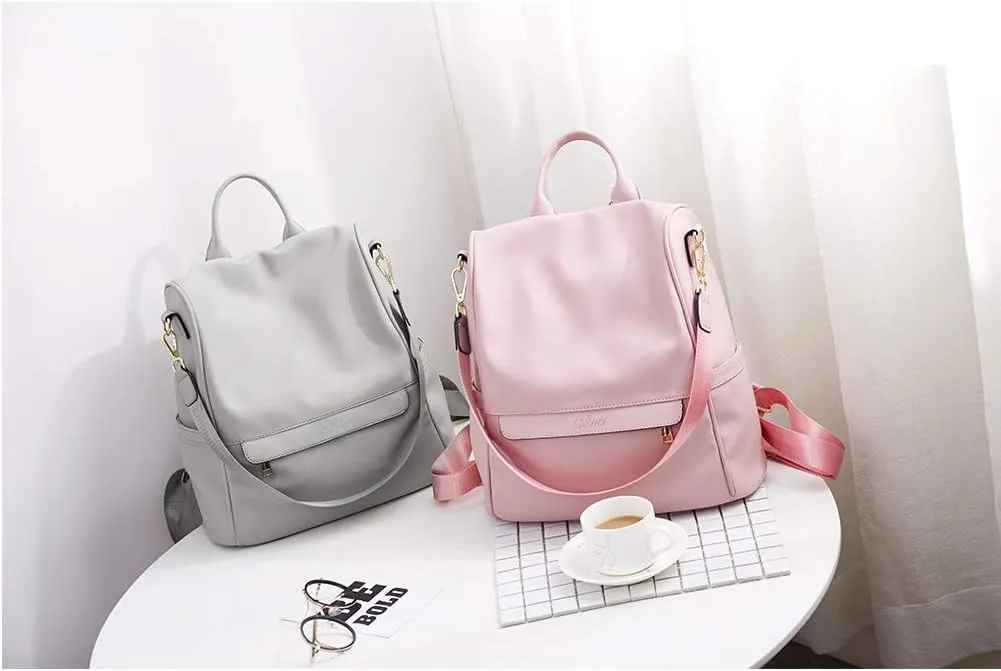 CLUCI Womens Backpack Purse Leather Anti-theft Large Fashion Designer Travel Bag Ladies Shoulder Bags