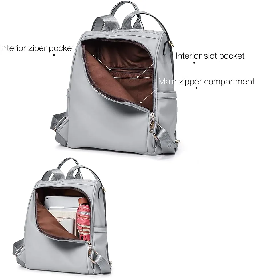 CLUCI Womens Backpack Purse Leather Anti-theft Large Fashion Designer Travel Bag Ladies Shoulder Bags