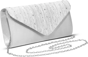 Clutch Purses for Women Formal Sparkling Rhinestones Envelope Evening Handbags for Wedding Party Cocktail Prom Ball
