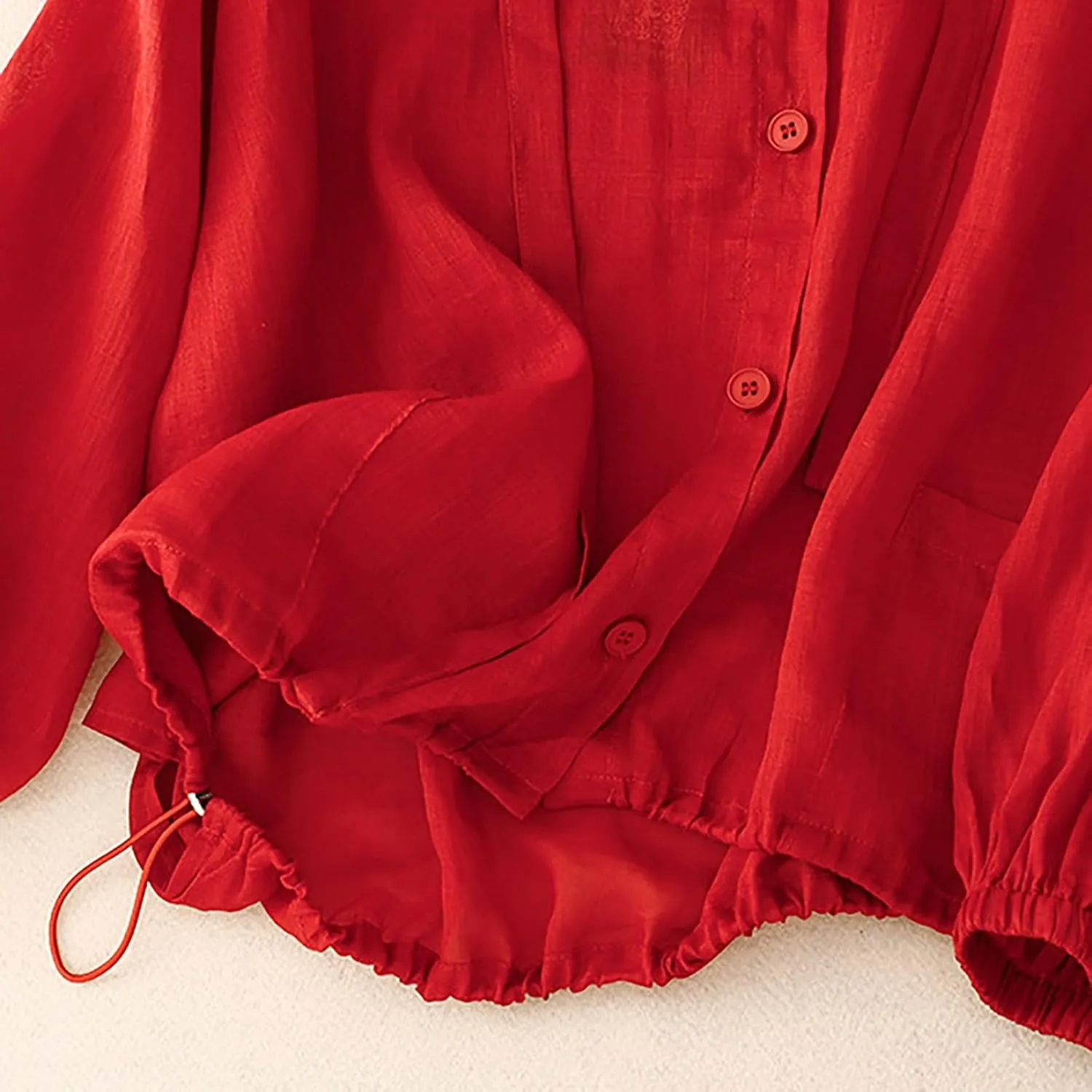 Cotton Linen Hoodie Tops Womens 2025 Summer Hooded Long Sleeve Shirts Ladies Dressy Casual Button Down Blouses Tees