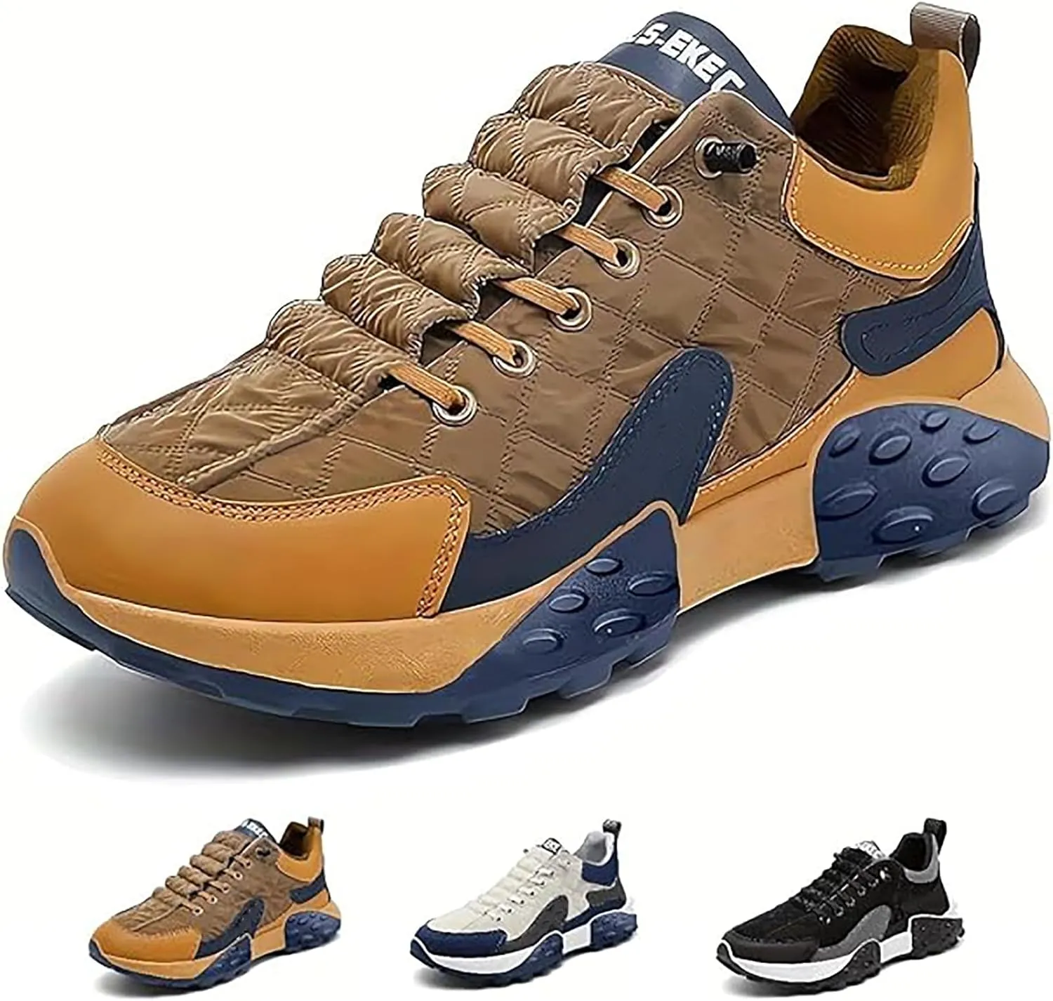 Cozuty Orthopedic Shoes Mens Comfort Air Sneakers for Men Thick-Soled Casual Waterproof Non Slip Breathable Sports Wide Shoes
