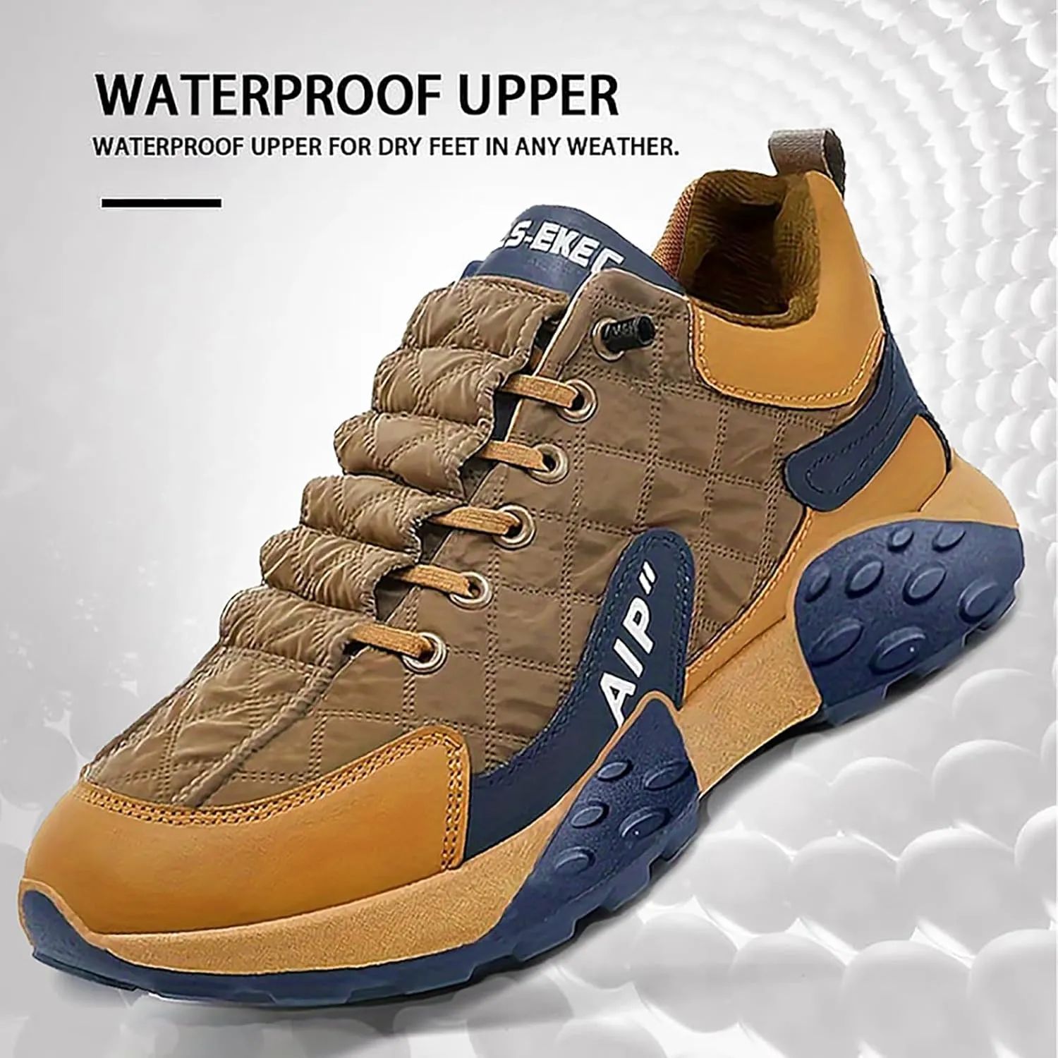Cozuty Orthopedic Shoes Mens Comfort Air Sneakers for Men Thick-Soled Casual Waterproof Non Slip Breathable Sports Wide Shoes