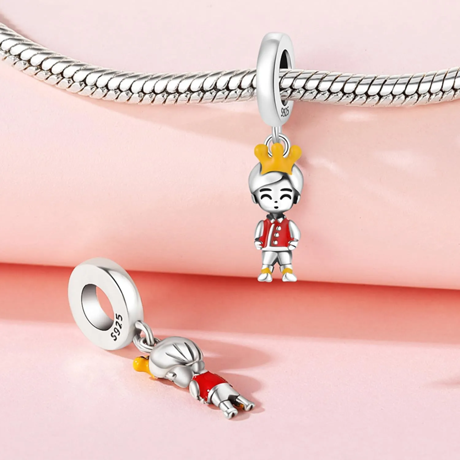 CYCUFF 925 Sterling Silver Charms Suitable for Charm Necklaces, Bracelet Pendants Beads Jewellery Gift for Women