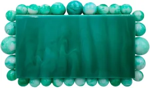 DJBM Acrylic Evening Women Clutch Bag Graceful Glitter Marble Shoulder Purses for Wedding Party