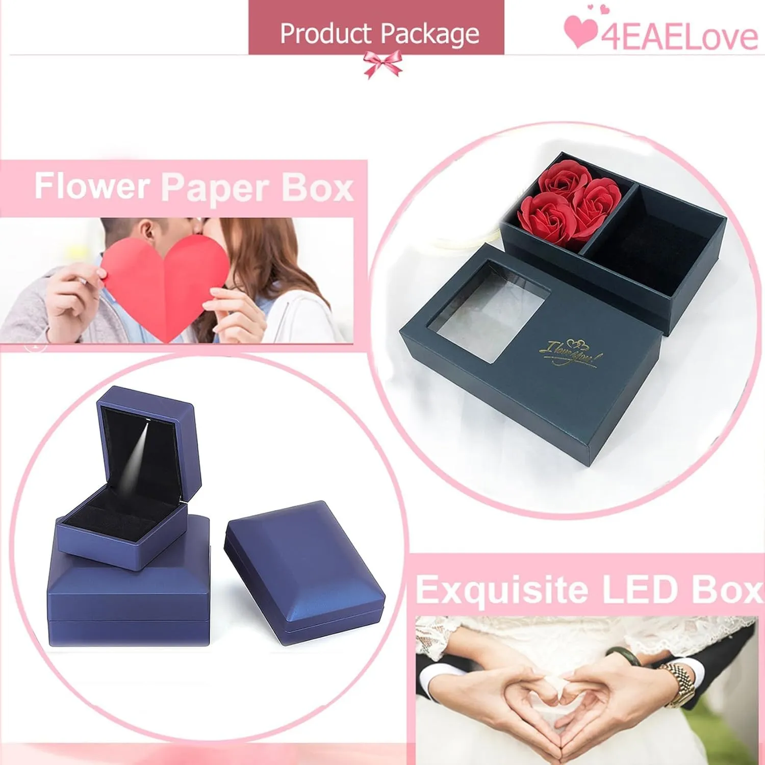 ECG Dark Luminous Couple Rings Customize His Her Promise Heartbeat Glowing Rings Wedding Bands Titanium Stainless Steel Silver Golden