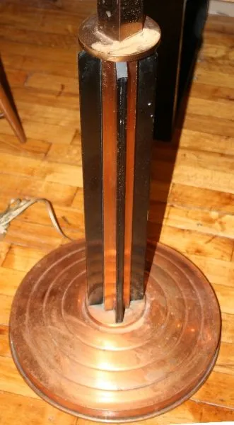Eugene Printz French Art Deco Torchiere Floor Lamp