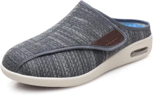 Extra Wide Shoes for Men Mules for Women New Backless Slip on Sports Fit Walking Mule Sandals Sneaker Knit Ladies Open Back Indoor Outdoor
