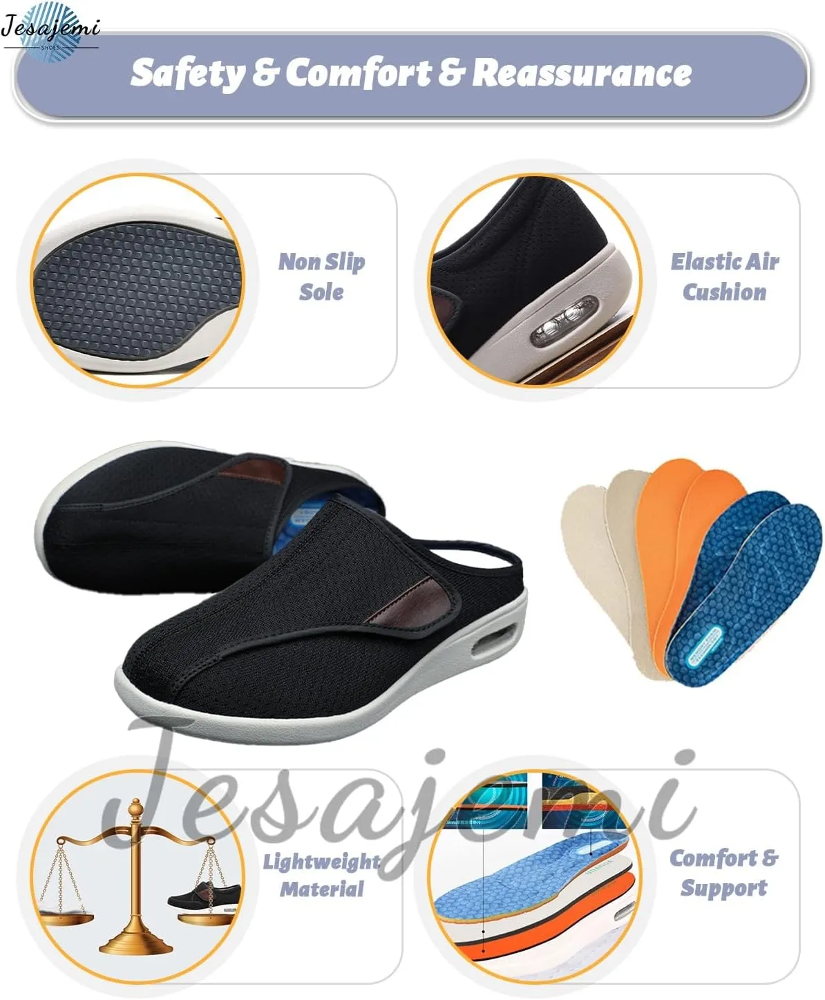 Extra Wide Shoes for Men Mules for Women New Backless Slip on Sports Fit Walking Mule Sandals Sneaker Knit Ladies Open Back Indoor Outdoor