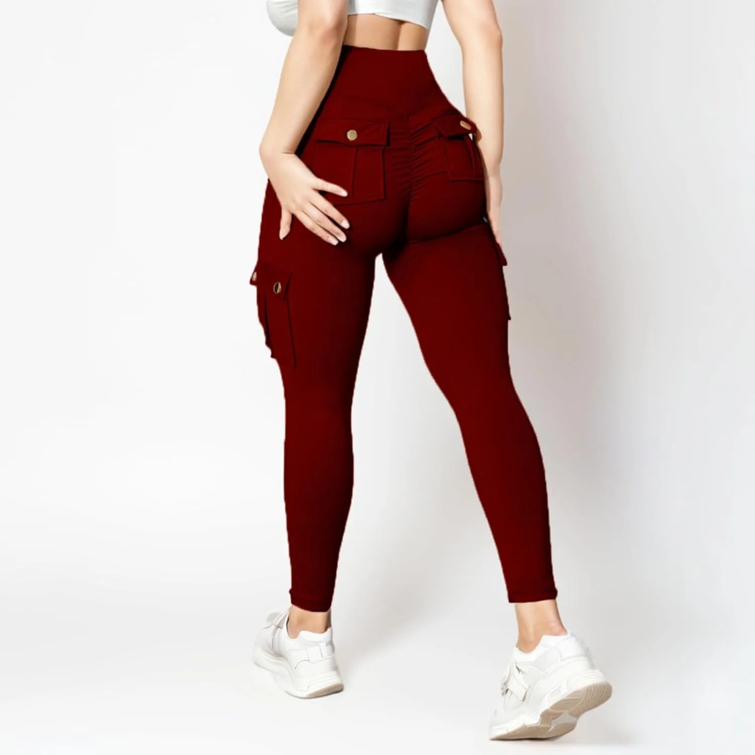 Fleece Leggings Pants Women's High Elastic Tight Yoga Pants Quick Drying Running Plus Size Wide Leg Jeans for Women