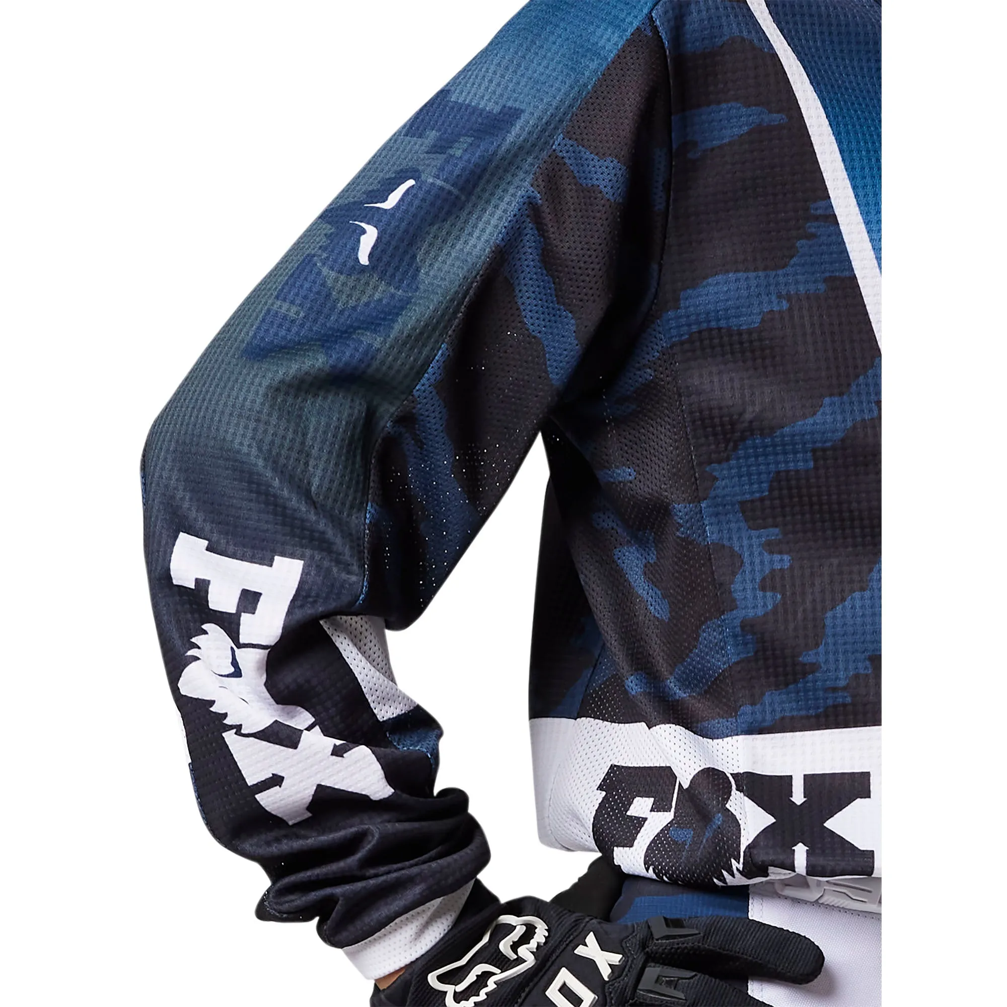 Fox Racing Youth 180 Nuklr Offroad Jersey Deep Cobalt Blue