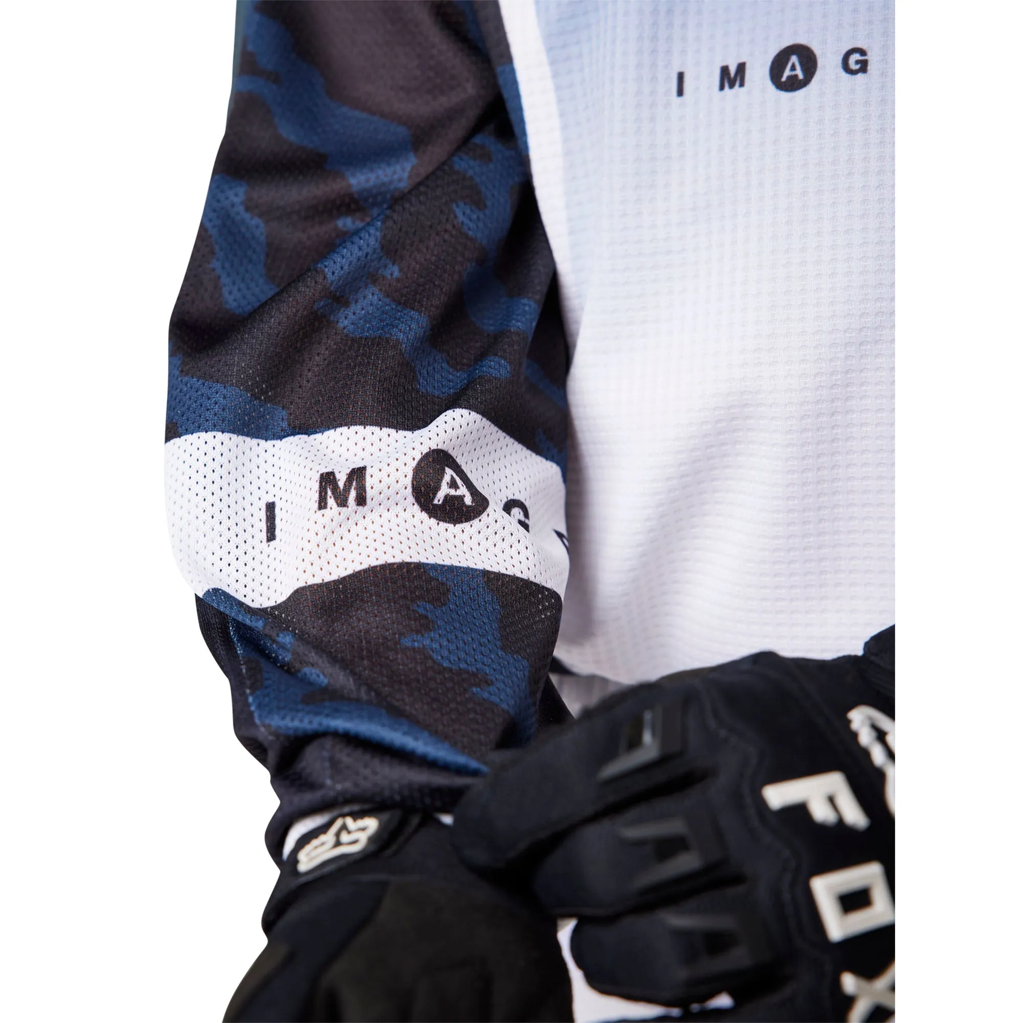 Fox Racing Youth 180 Nuklr Offroad Jersey Deep Cobalt Blue