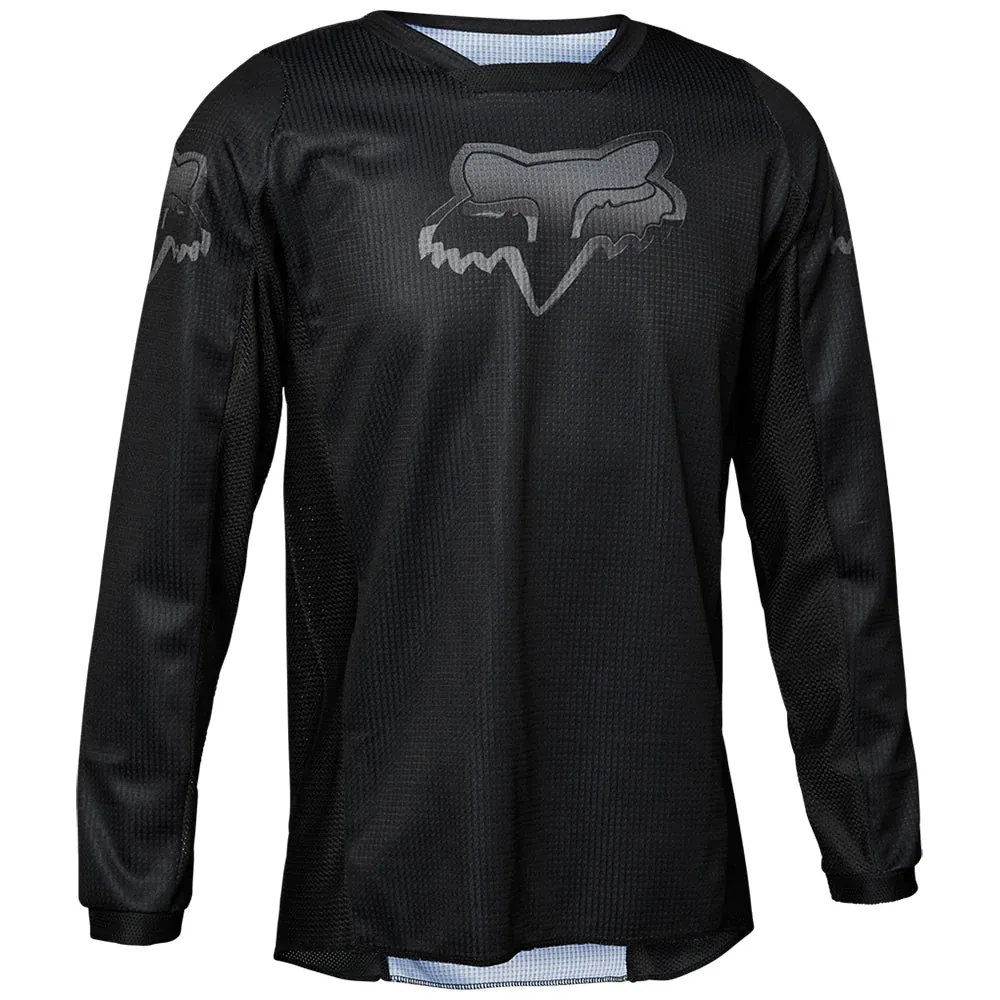 FOX YOUTH BLACKOUT JERSEY - BLACK/BLACK