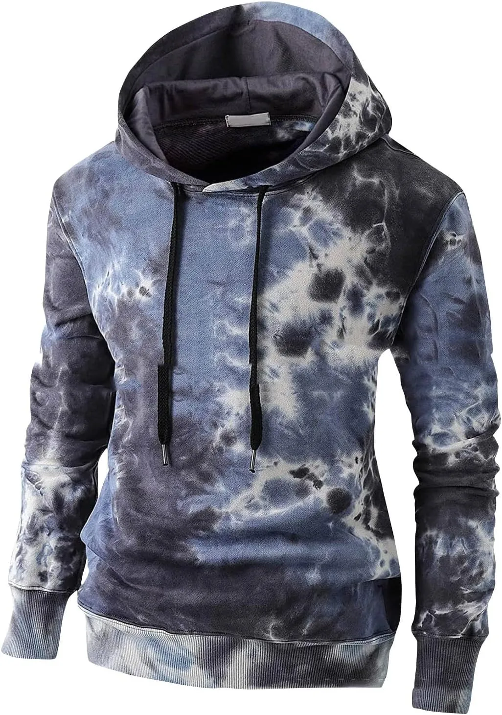 GOFULY Mens Sweatshirt Hoodie Lightweight Fall Tie Dye Hoodies Long Sleeve Pullover Sweatshirts Drawstring Shirt With Pocket
