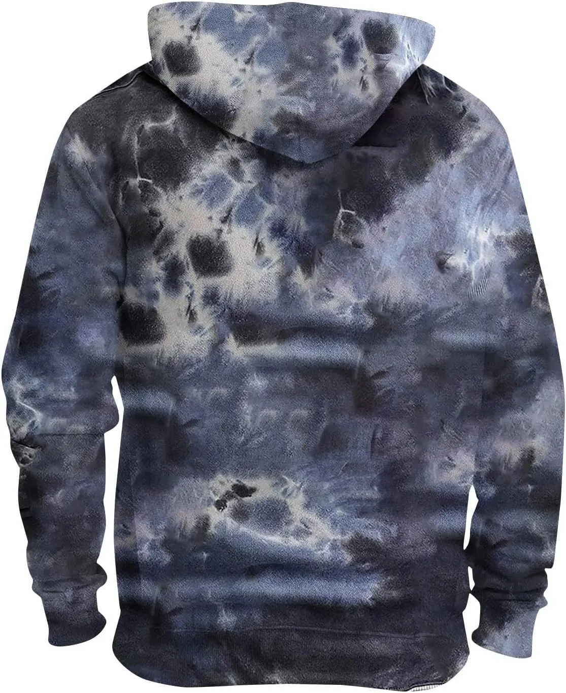 GOFULY Mens Sweatshirt Hoodie Lightweight Fall Tie Dye Hoodies Long Sleeve Pullover Sweatshirts Drawstring Shirt With Pocket