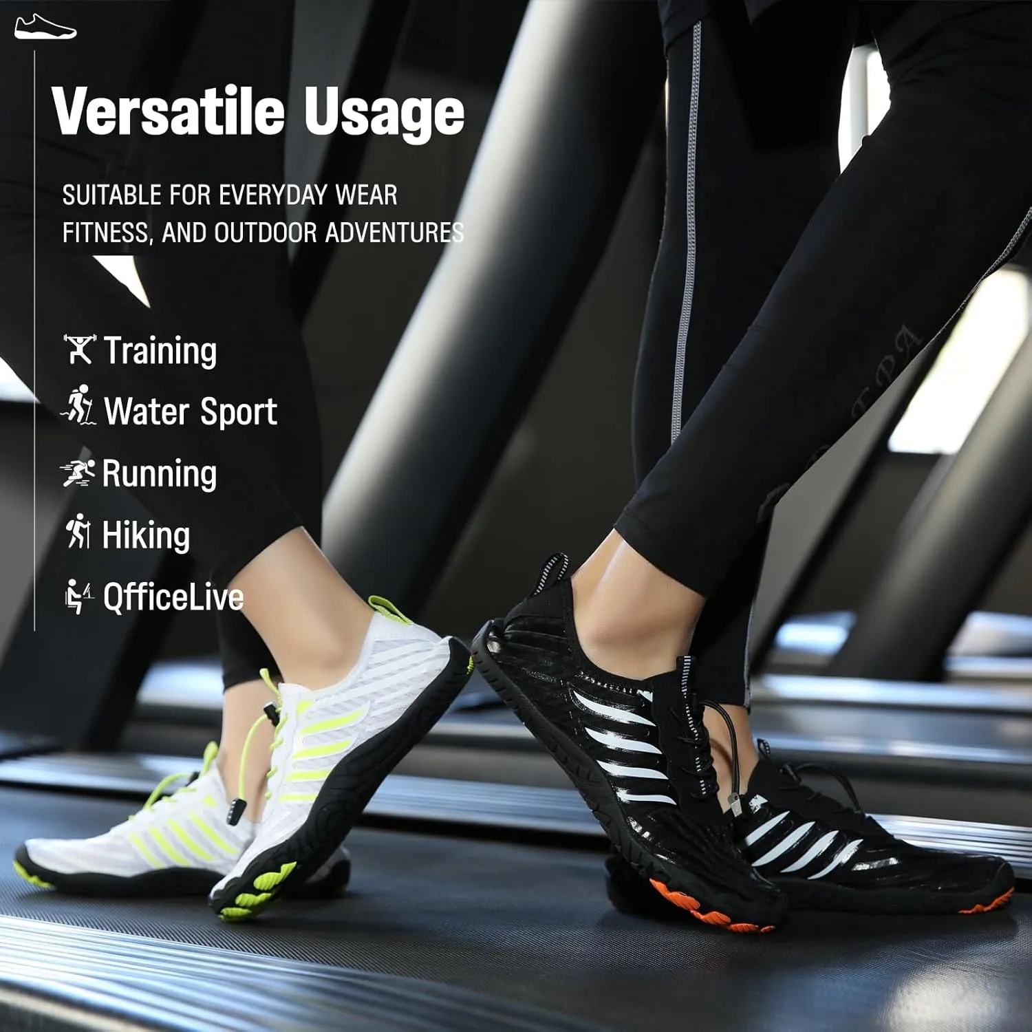 Grounded Footwear for Women Barefoot Shoes,Grounded Footwear for Mens,Hike Barefoot Shoes Womens Footwear,2025 New Comfortable Non-Slip Barefoot Vitality Shoes,Men's Women's Water Shoes Wide Toe Box