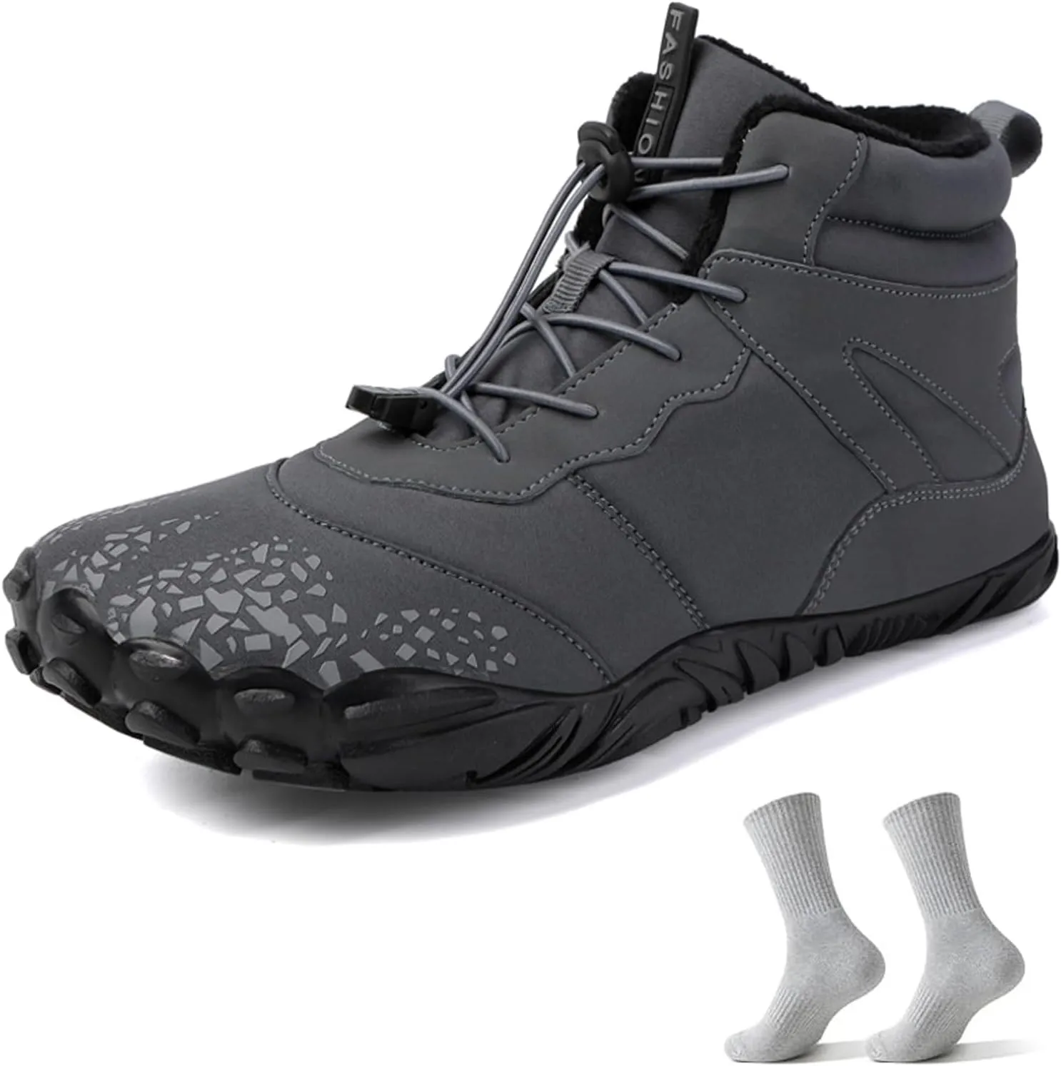 Grounded Winter Footwear For Women,Winter Footwear Barefoot Womens Boots Men,Warm Non-Slip Waterproof Barefoot Shoes