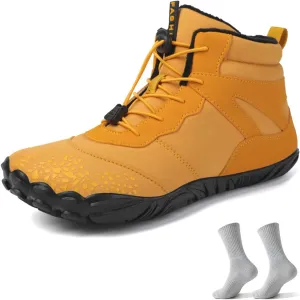 Grounded Winter Footwear For Women,Winter Footwear Barefoot Womens Boots Men,Warm Non-Slip Waterproof Barefoot Shoes