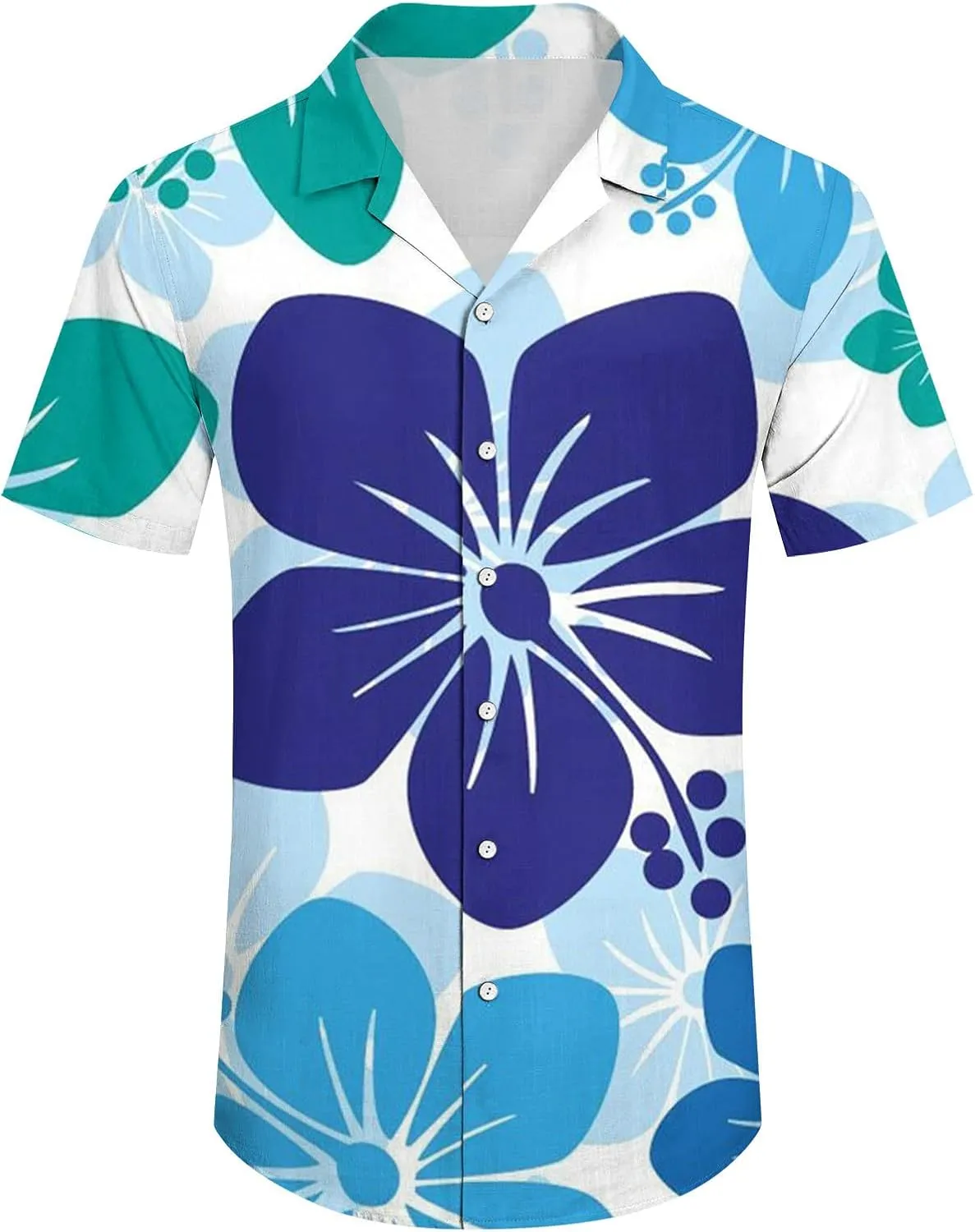 Hawaiian Shirt for Men Mens Hawaiian Tropical Shirt Short Sleeve Casual Button Down Floral Summer Vacation Beach Shirts